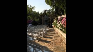 Beautiful Garden Wedding Ceremony Acoustic Guitar