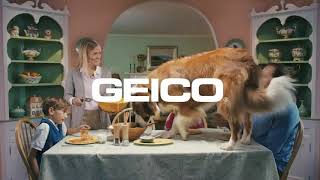 GEICO Insurance – Family Dog On Table – Un Skippable Ad Extended Version – It’s Already Over