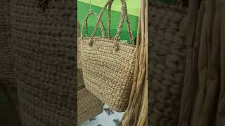 Beautiful bags created from water hyacinth plant #short#shorts