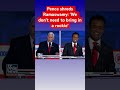 Pence DRAGS Ramaswamy during debate ‘Rookie’ #shorts