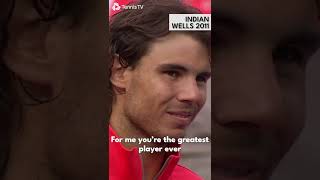 Novak Djokovic Calls Rafa Nadal the GOAT 🐐
