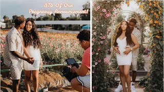 BTS Of Our Pregnancy Announcement!