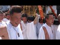 平成２７年　成田祇園祭　山車・屋台総引き　神輿渡御　坂を下る　２０１５．７．１２　narita gion matsuri