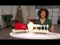 diamonique 5 days of advent jewelry gift box sterling silver on qvc