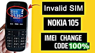 Nokia 105 IMEI Change Code | Invalid Sim | PTA Registration Code | Nokia 106 IMEI Repair Codes