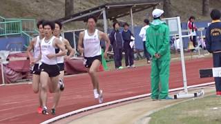 平成30年度 第1回京都産業大学長距離競技会　男子3000ｍ