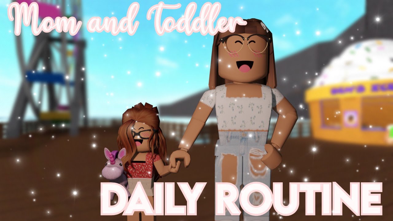 Mom And Toddler Daily Routine | Bloxburg Roleplay | IiiArxbellaiii ...