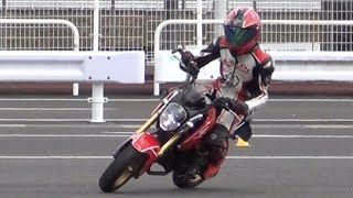 2021/12/19 Kazuma選手 GROM_モトジムカーナ岡山国際練習会