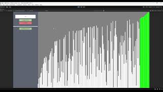 Bubble Sort Algo Visual In Unity