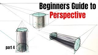 How to Draw Ellipses and Cylinders In Perspective