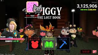 KREEKCRAFT PLAYS PIGGY: THE LOST BOOK CHAPTER 1! (Roblox)