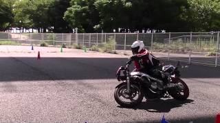 第４２４回　へなちょこライダー走行会　青さん　８の字GP１