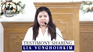 Testimony Sharing - Lia Vunghoihkim | EBCC Delhi | 15 Oct. 2024 | Nipikal Biakna Kikhop