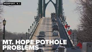 Drivers report potholes on Mount Hope Bridge months after resurfacing