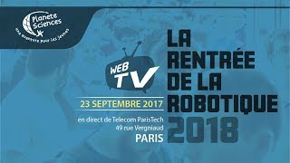 Rentrée de la Robotique 2018