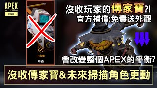 APEX 官方沒收傳家寶! 未來改變APEX的角色更動! (國語中文字幕)