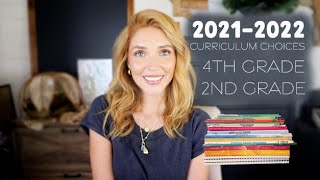 Homeschool Curriculum Choices 4th + 2nd Grade // 2021-2022 (Back to School Week Kickoff!)