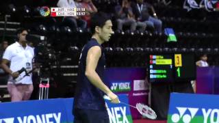 H. Hashimoto/N. Hirata vs C.Biao/H. Wei | MD QF Match 5 - YONEX Sunrise India Open 2015