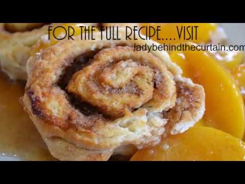 Cinnamon Roll Peach Cobbler Cinnamon Roll Peach Cobbler