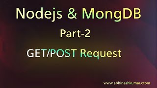 Best creating a rest api using nodejs express and mongodb(part-2)