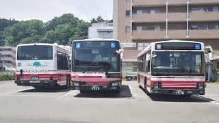 小田急バス　渋26渋谷駅〜調布駅南口 三菱エアロスター扁平（PJ-MP37JK)走行音