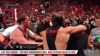 Roman Reigns incites a brawl with Bobby Lashley: Raw, July 9, 2018