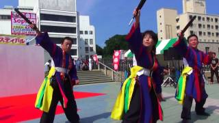 黄門まつり'17 よさこい 颯流（そうる）- 神賑わい