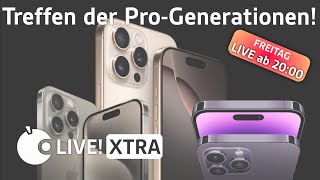 Treffen der Pro-Generationen - iPhone 14 Pro, iPhone 15 Pro, iPhone 16 Pro | Apfeltalk LIVE XTRA