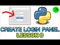 How To Create Entry Panel? - Python Customtkinter Lesson 8