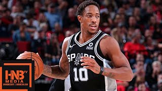 San Antonio Spurs vs Portland Trail Blazers Full Game Highlights | 10.20.2018, NBA Season