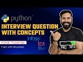 List Comprehension Interview Questions with Concept // Python DSA Ep-3