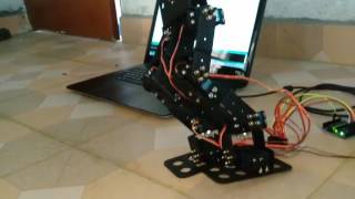 8 dof Biped Arduino Controlled