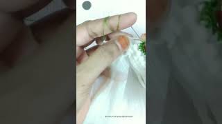 How to Crochet Sequins Edging ?Tassels#shorts #short video #tassels #saree tassels#youtube