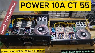 CEK SOUND POWER RAKITAN 10A CT 55 – POWER PALING BANYAK DI MINATI – COCOK BUAT POWER KELAS RUMAHAN