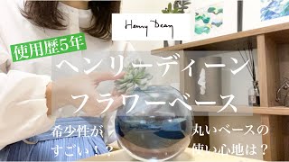 【レビュー】Henry Dean  flower vase ヘンリーディーン　フラワーベース（花瓶）【使用歴5年】