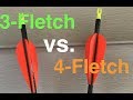 60 yard Fletching Test: 4-Fletch vs. 3-Fletch w/ fixed blade broadhead