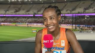 Terrific attitude from Sifan Hassan after dramatic fall in the 10,000M Final.