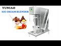 50pcs ready to ship fresh real fruit swirl frozen freeze yogurt ice cream  blender mixer machine