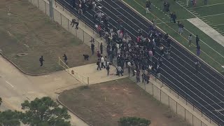 Dozens of students walk out of Conroe High School to protest ICE