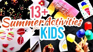 Summer Activities for Kids | Fun Painting Ideas for Kids | Summer Camp Activities at Home