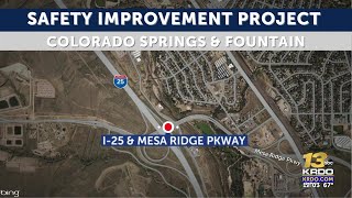 CDOT expects to finish two-year project between Colorado Springs, Fountain this week