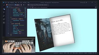 ASMR Programming - 3D Image Hover Effect in HTML and Pure CSS - No Talking
