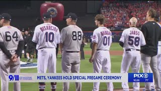 Citi Field buzzes during emotional Mets-Yankees game