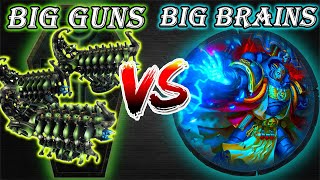 6 Necron Casino Cannons vs 4 Ultramarine Space Wizards | Warhammer 40k, Ashovchic League Round 3