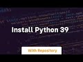 install python 39