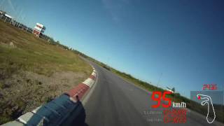 Kemora Track Day 24 June 2010 Kawasaki ZX-6R GoPro HD RaceChrono