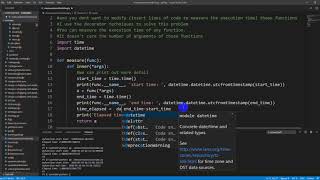 Measure the execution time of any function in Python