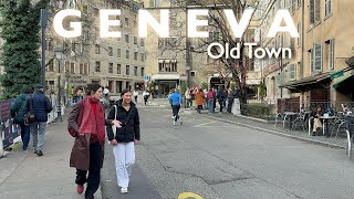 [4K] Geneva, Switzerland | Exploring The Historical Old Town | Geneva Old Town Walking Tour🇨🇭