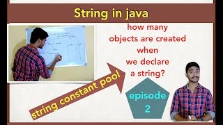 Understanding string object creation in java || introducing string constant pool || string class