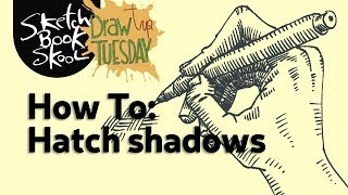 Using hatching to create shadow